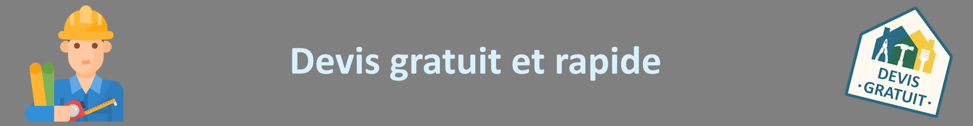 Bannière homme services - Devis gratuit et rapide
